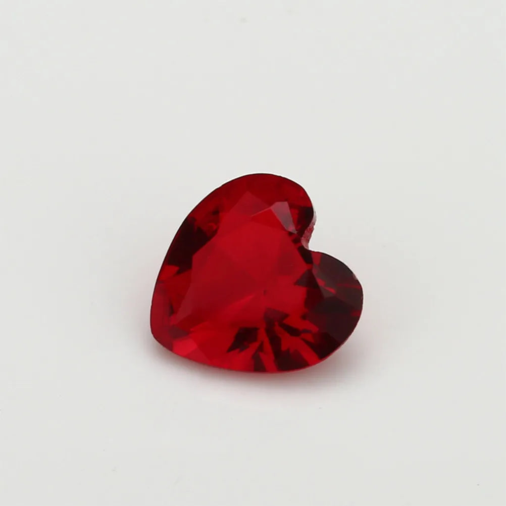 10Pcs Red Heart Glass Gems – Wedding & Party Table Scatter Party Table Decor Richie's
