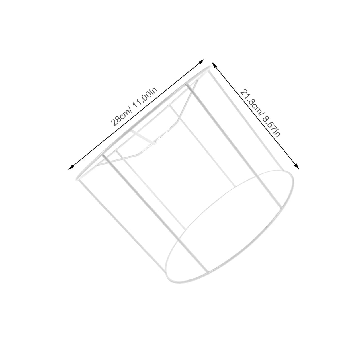 Iron Wire Lamp Shade Frame E27 Socket 28cm – DIY Pendant Light Lamp Shade Frame Richie's