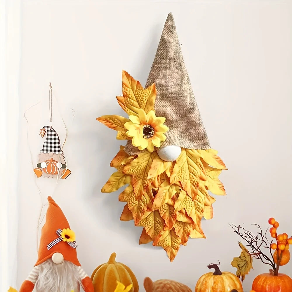 Autumn Thanksgiving Door Hanging Decoration – Fall Leaves Holiday Door Decoration Richie's