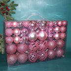 100PCS Christmas Ball Ornaments Set – 8cm, 18 Colors Baubles Christmas Ornament Set Richie's 8