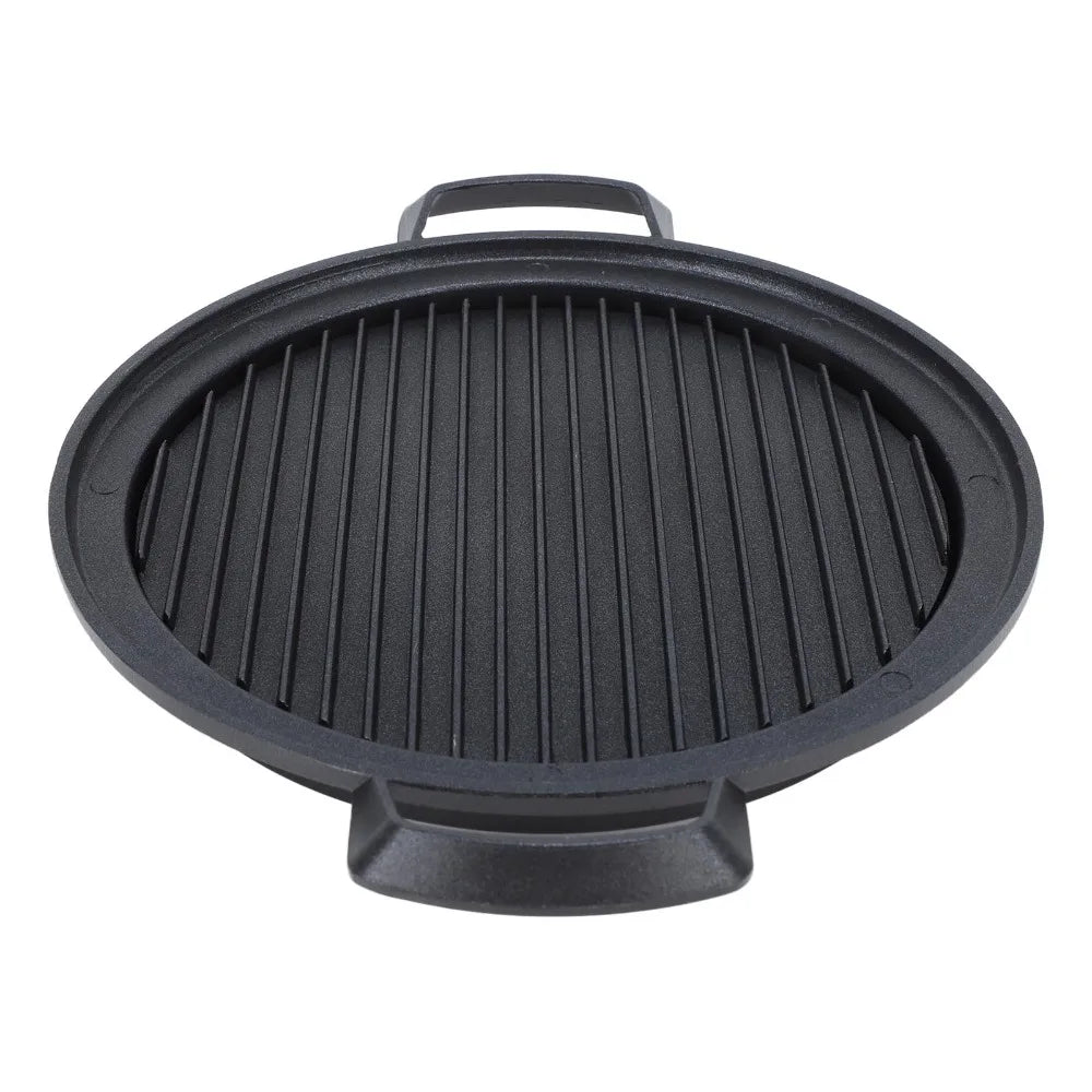 Ribbed Mini Hibachi Grill Pan – Aluminium Tabletop Charcoal Hibachi Grill Pan Richie's