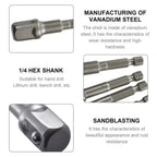 Chrome Vanadium Socket Adapter Set – Hex Shank 1/4" 3/8" 1/2" Socket Adapter Set Richie's