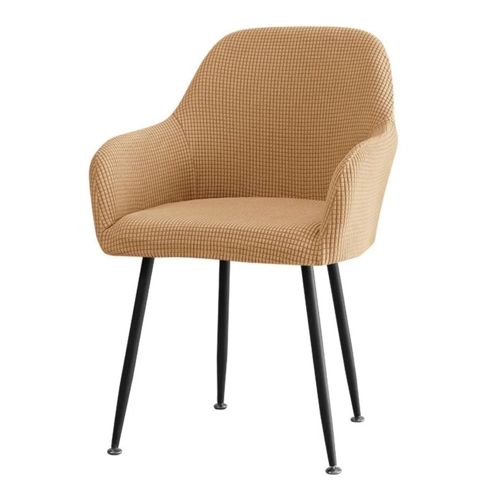 Elastic High Arm Chair Cover Polar Fleece Armchair Slipcover Armchair Slipcover Richie's Camel