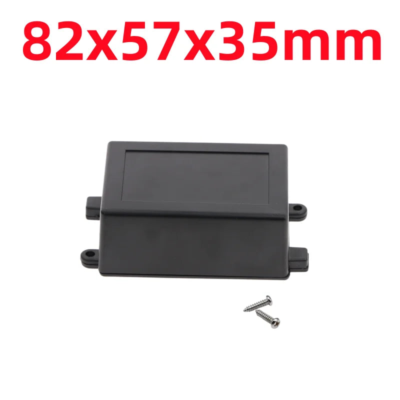 ABS Plastic Waterproof Electronic Project Box Enclosure Case Electronic Enclosure Box Richie's 82x57x35mm-black