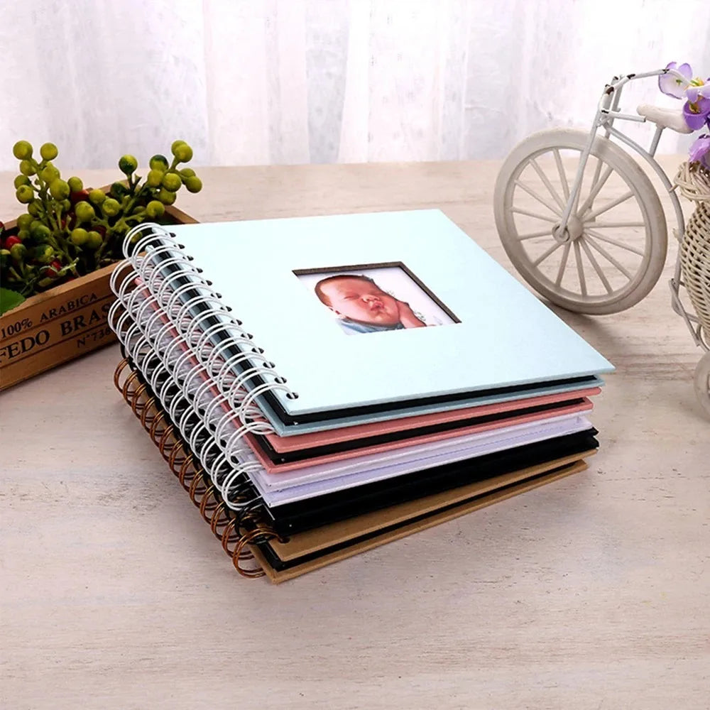 6-Inch Scrapbook Photo Album – 20 Pages & Window Cover Scrapbook Photo Album Richie's