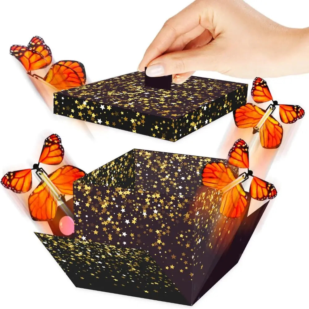 Pop-Up Flying Butterfly Surprise Gift Box | Birthday & Party Surprise Gift Box Richie's B