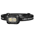 A39 Rechargeable LED Headlamp 550 Lumens – Motion Sensor IP44 LED Headlamp Richie's Black