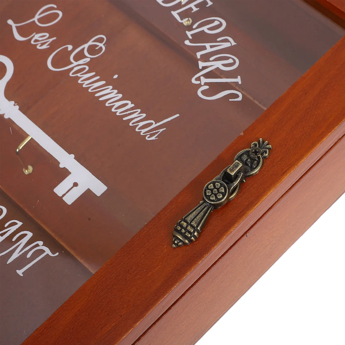 Wooden Wall-Mounted Key Box Vintage Retro Home Organizer Wall Key Organizer Richie's