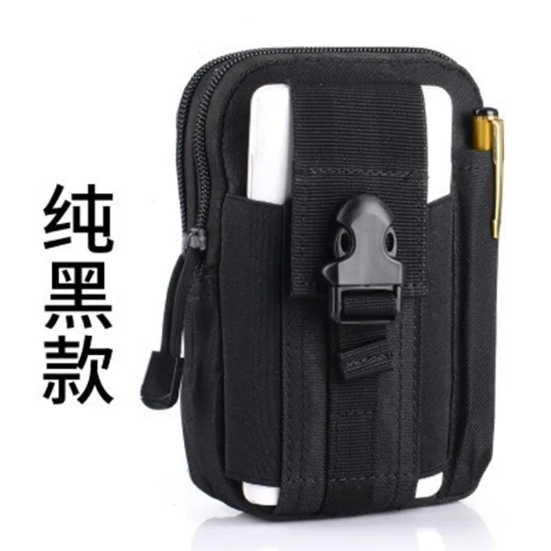 Tactical Leg Bag Multi-Pocket Waist Fanny Pack Belt Bag Tactical Waist Bag Richie's Black