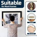 Claw Picture Hangers for Drywall – 40 Lb No-Drill Wall Hooks Picture Wall Hangers Richie's