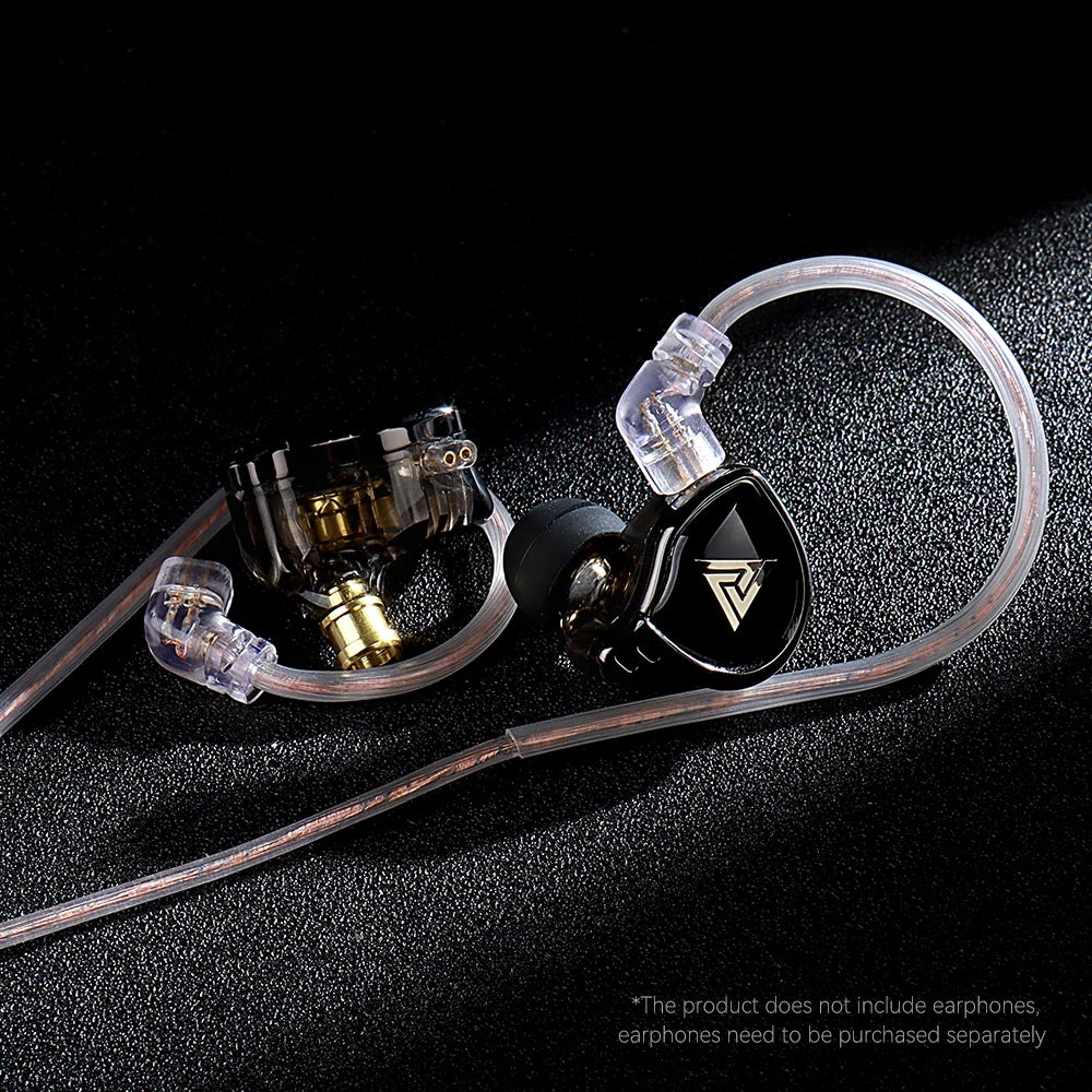 QKZ A3 Pink In-Ear Earphones 3.5mm Detachable Cable & Mic In-Ear Earphones Richie's
