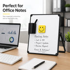 Portable Magnetic Desktop Mini Whiteboard with Pen Holder Desktop Whiteboard Richie's