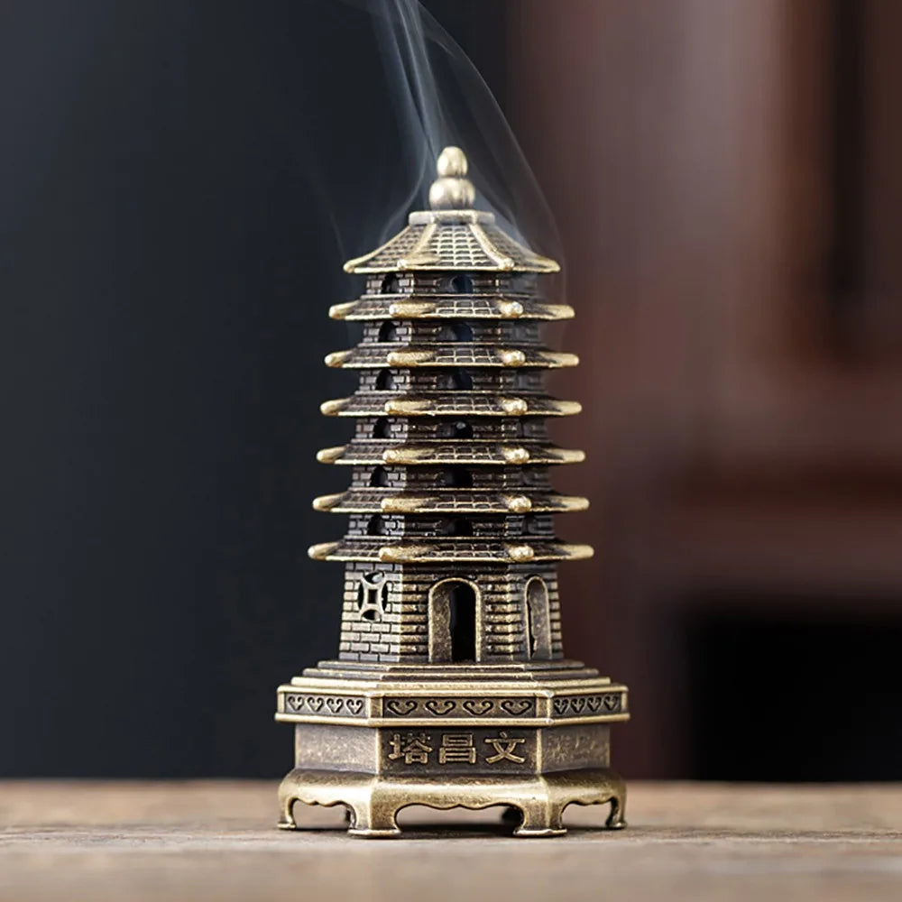 Chinese Style Zinc Alloy Incense Burner – Vertical Holder Incense Burner Richie's 1