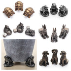 3-Piece Animal Resin Plant Pot Feet | Bonsai & Flower Pot Stand Plant Pot Feet Richie's