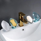 Leaf Shape Drain Soap Holder Suction Cup Tray – Shower & Kitchen Soap Dish Holder Richie's