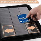 360-Pocket Sports Card Binder Album – Baseball & Football Trading Card Binder Richie's