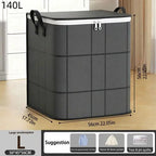 Large Foldable Storage Bag for Clothes, Blankets & Bedding Foldable Storage Bag Richie's 140L