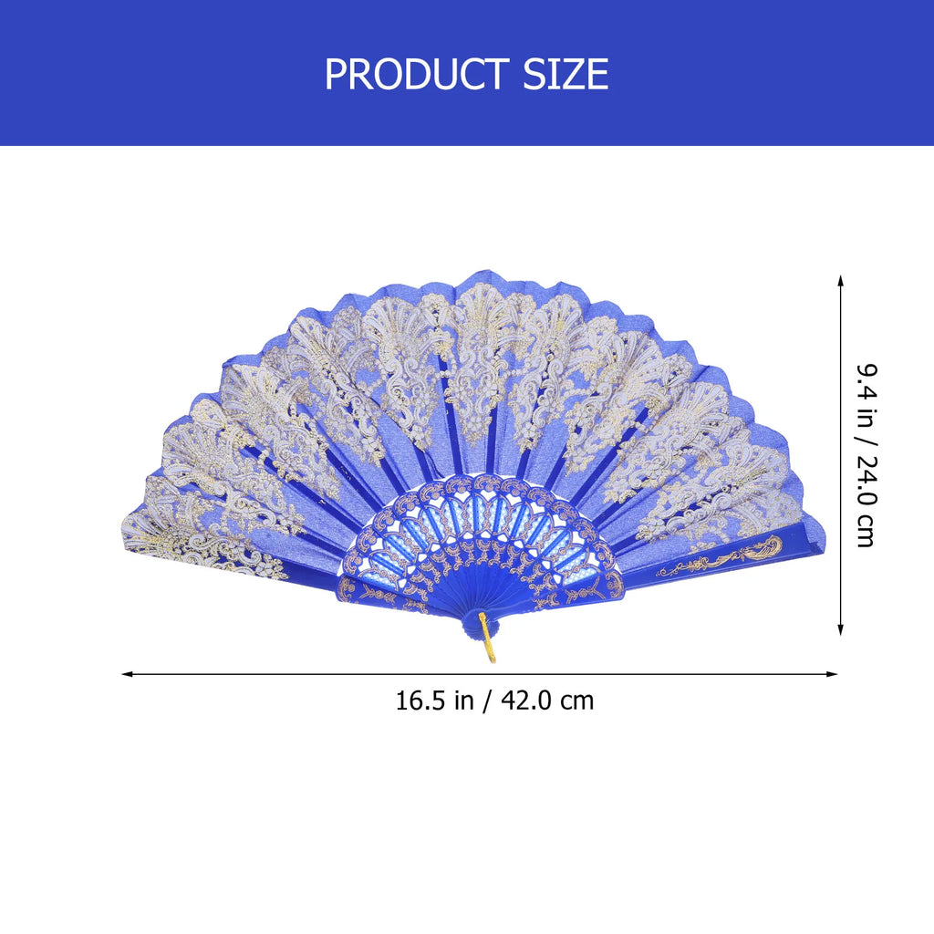 Large Folding Hand Fan – Chinese Style Printed Plastic Fan Folding Hand Fan Richie's