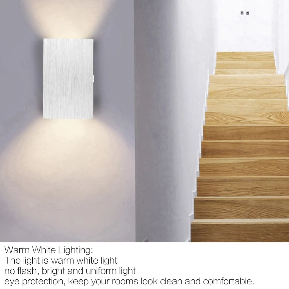 6W LED Wall Lamp Warm White 3000K 640LM Modern Porch Light LED Wall Lamp Richie's