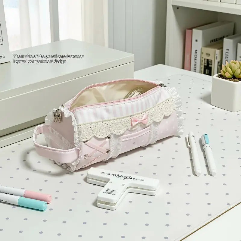 Lolita Pencil Case Large Capacity Cute Stationery Bag Pencil Case Richie's