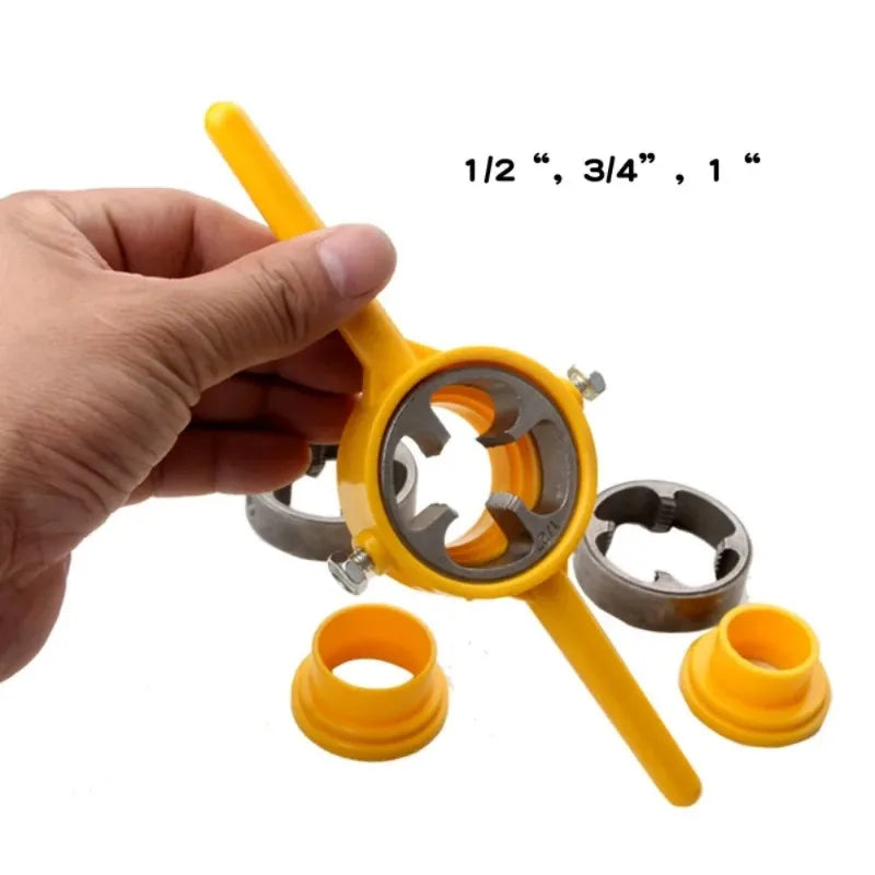 6-Piece NPT Pipe Threader Set – 1/2, 3/4 & 1" Die Wrench Kit Pipe Threader Set Richie's
