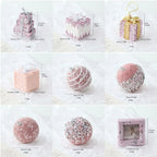 Pink Shatterproof Christmas Ball Ornaments – Velvet Foam Xmas Décor Christmas Tree Ornaments Richie's
