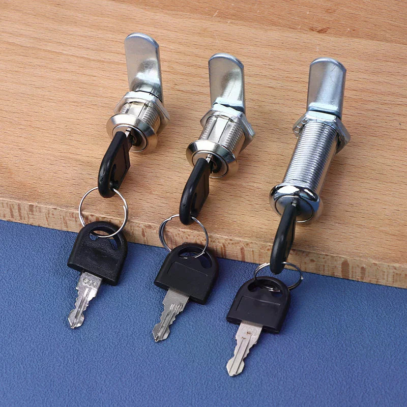 Zinc Alloy Cabinet Cylinder Lock with 2 Keys | Furniture Security Cabinet Cylinder Lock Richie's