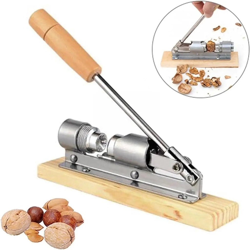 FATCOOL Stainless Steel Nutcracker – Manual Walnut Sheller Manual Nutcracker Richie's