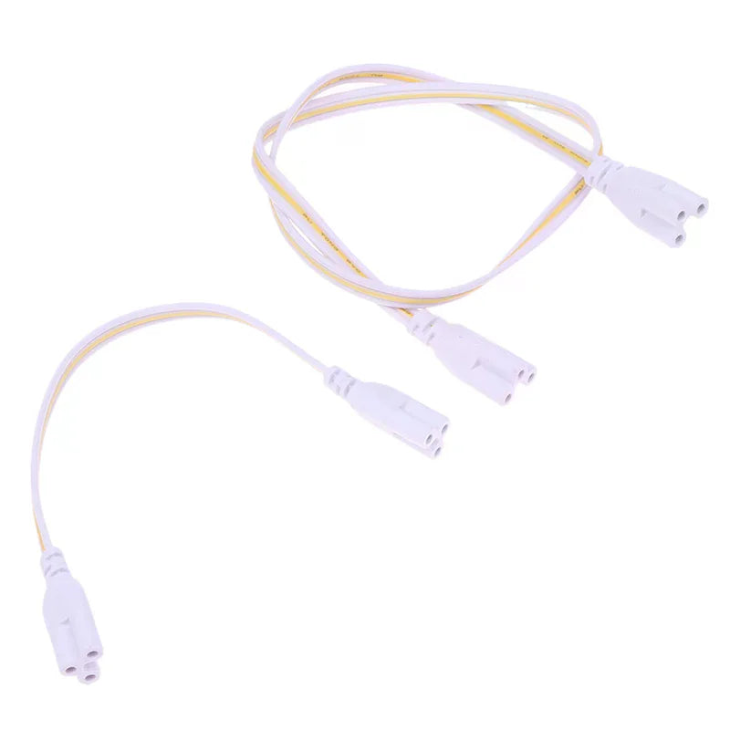 5-Pack T4 T5 T8 LED Tube 3-Pin Extension Connector Cable Wire LED Tube Connector Richie's