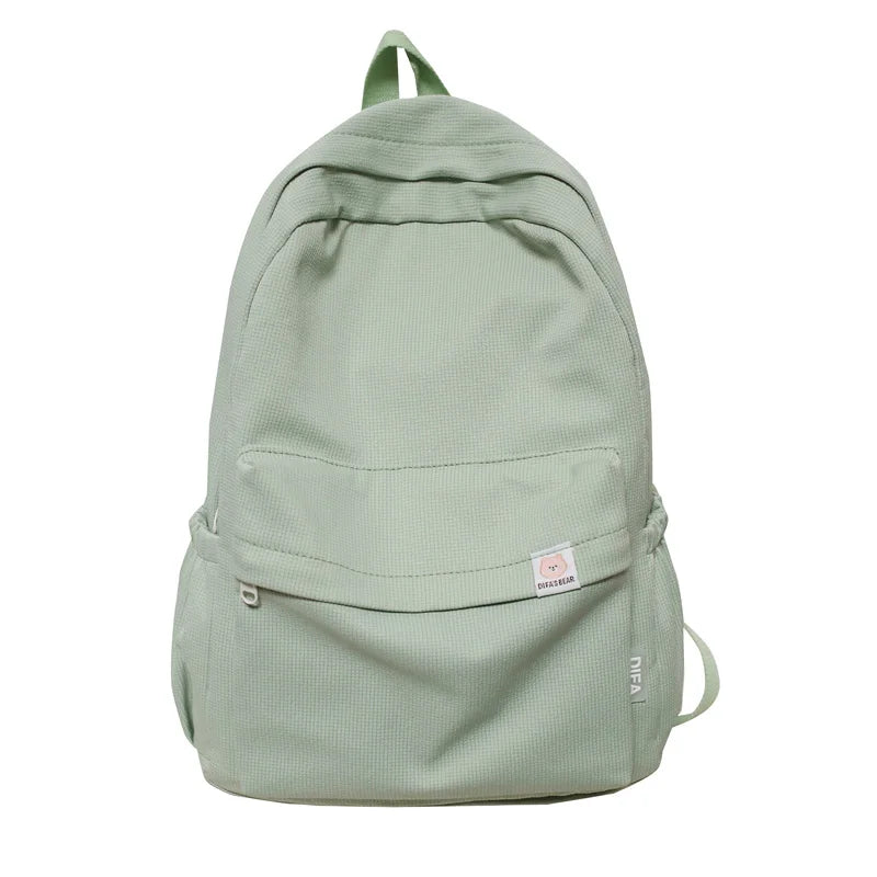 Waterproof Nylon Women's Backpack – Travel & School Bag Women's Backpack Richie's green 6866 China Mainland