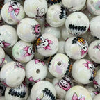 40pcs Iridescent Ghost Acrylic Beads 16mm Halloween DIY Craft Craft Beads Richie's