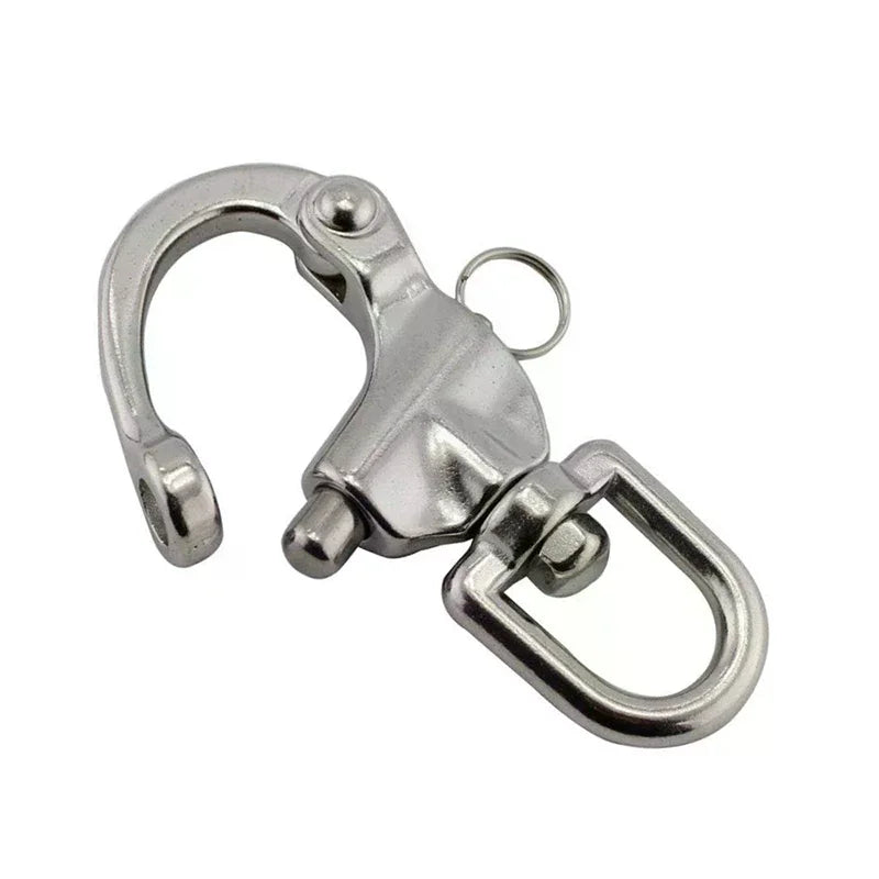 316 Stainless Steel Swivel Eye Snap Shackle | Quick Release Marine Marine Snap Shackle Richie's