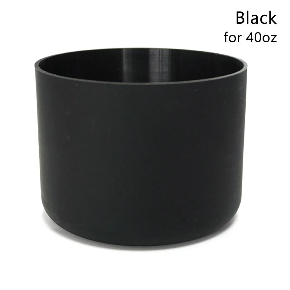 Anti-Slip Silicone Bottle Boot Sleeve – 24oz 32oz 40oz Bottle Boot Sleeve Richie's black for 40oz