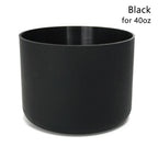 Anti-Slip Silicone Bottle Boot Sleeve – 24oz 32oz 40oz Bottle Boot Sleeve Richie's black for 40oz