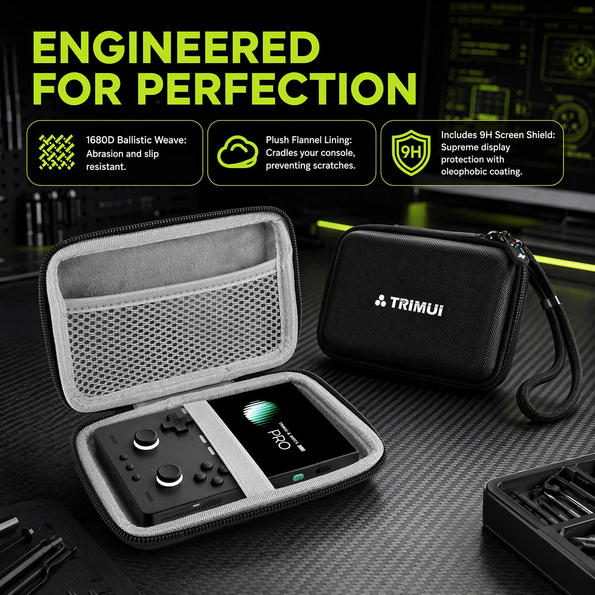 Hard Shell Travel Case for Trimui Brick Pro Game Console Game Console Case Richie's