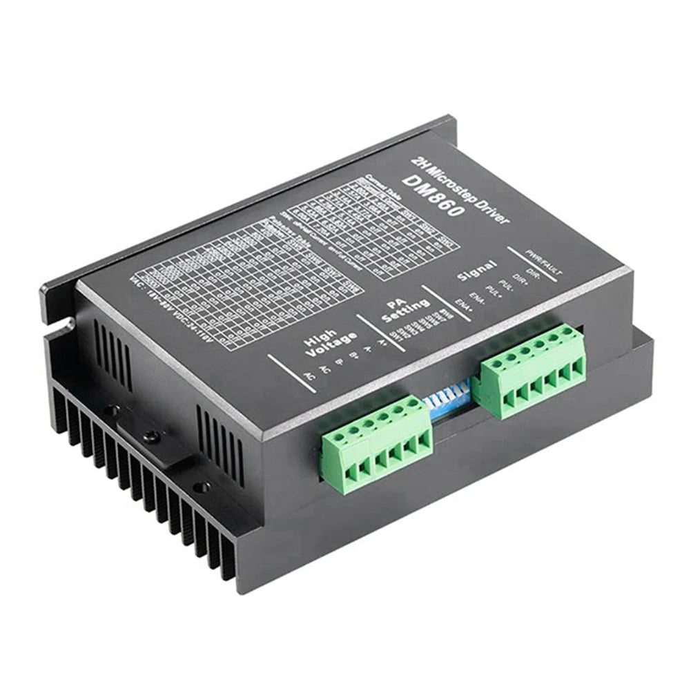 DM860H DM860 Stepper Motor Driver 2-Phase Nema34 AC/DC Stepper Motor Driver Richie's DM860 NO fan
