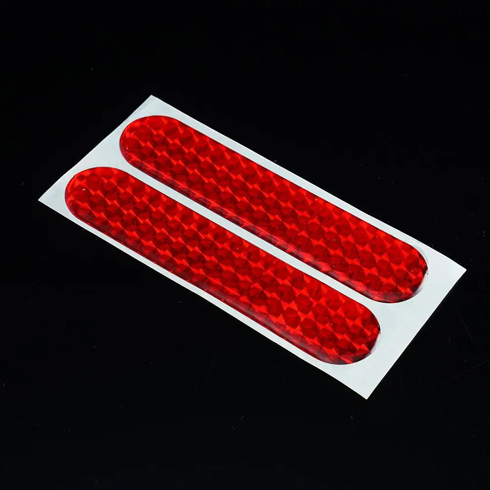2-Pack Red Reflective Car Door Safety Stickers – Warning Strips Car Safety Decals Richie's