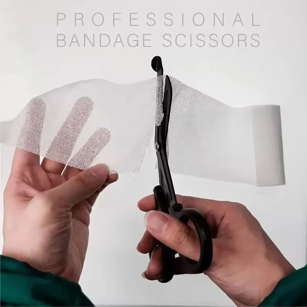 Curved Stainless Steel Gauze Scissors – Bandage Cutting Tool Gauze Bandage Scissors Richie's