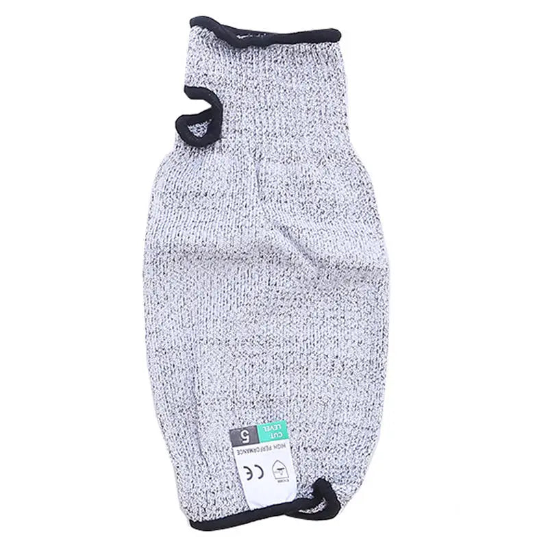 Level 5 HPPE Cut Resistant Fingerless Arm Sleeve | Work Protection Cut Resistant Arm Sleeve Richie's Thumb opening 30cm