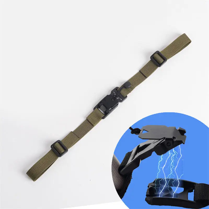 Magnetic Chest Strap Adjustable Nylon Backpack Strap Outdoor Backpack Chest Strap Richie's Green 95x3.8cm