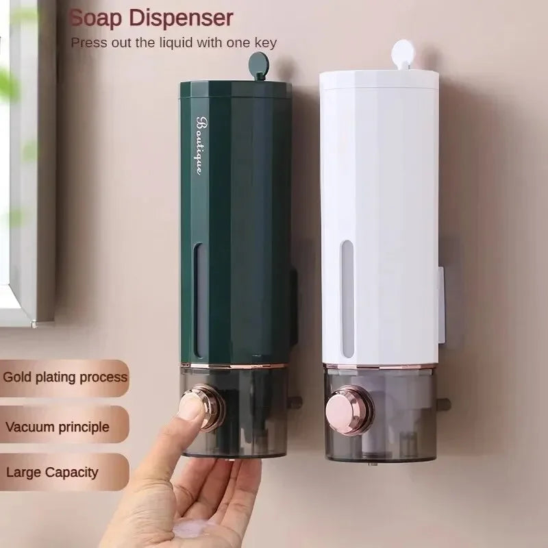 No-Drill Wall Mount Soap Dispenser 450ml – Press Button Soap Dispenser Richie's
