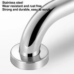 304 Stainless Steel Bathroom Grab Bar – 330 LBS Wall Mount Bathroom Grab Bar Richie's