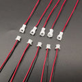 5 Pairs JST 1.25mm 2-Pin Connectors Male Female 28AWG Wire Electrical Connector Richie's 2Pin Male Female