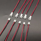 5 Pairs JST 1.25mm 2-Pin Connectors Male Female 28AWG Wire Electrical Connector Richie's 2Pin Male Female