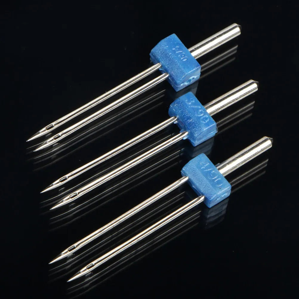 Twin Needle Set & Presser Foot – Double Hole Sewing Needles Sewing Needle Set Richie's