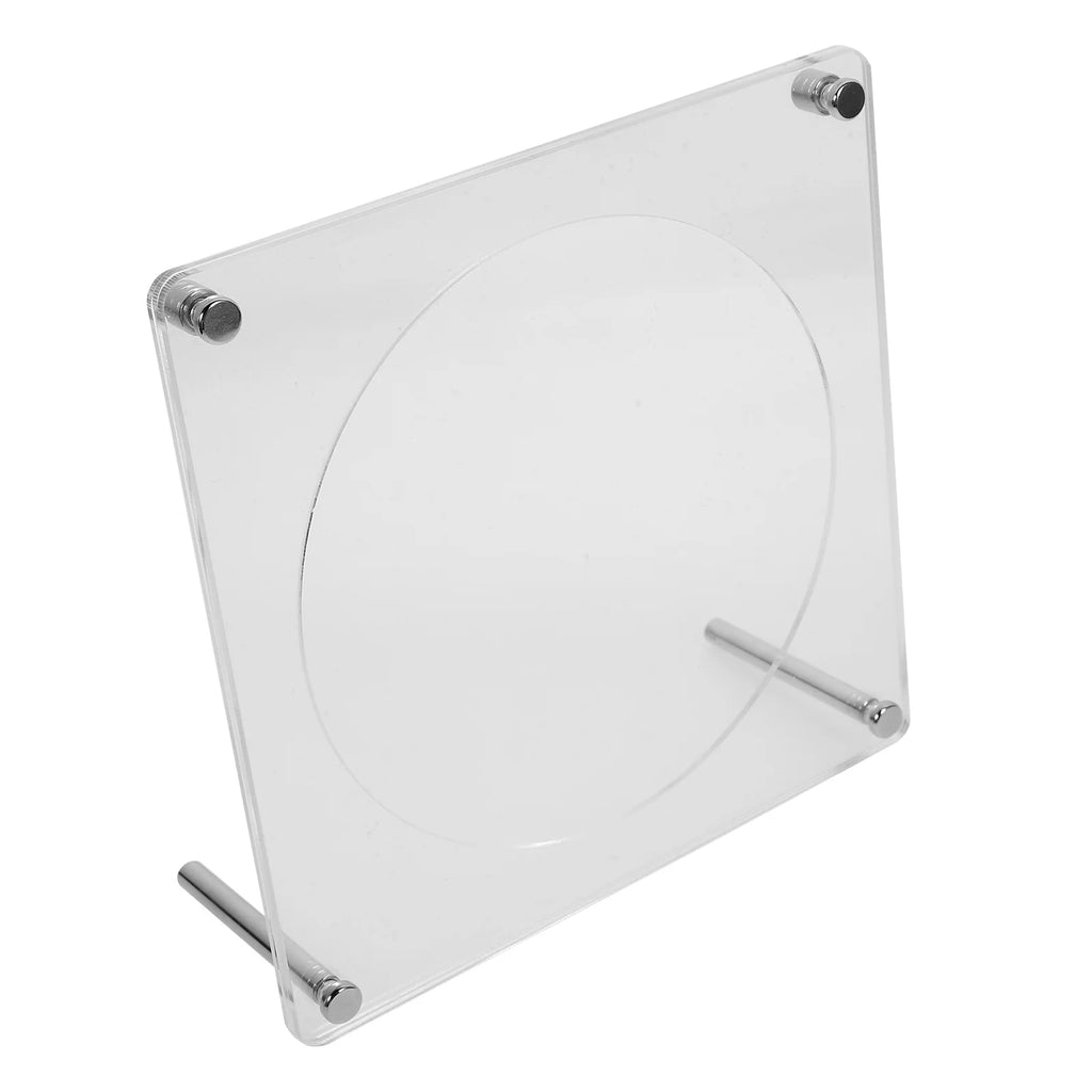 Clear Acrylic CD Stand Rack – Desktop Vinyl Record Display CD Display Stand Richie's