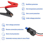 Car Emergency Jump Cable Relay Crocodile Clip Connector 500A Jump Starter Cable Richie's