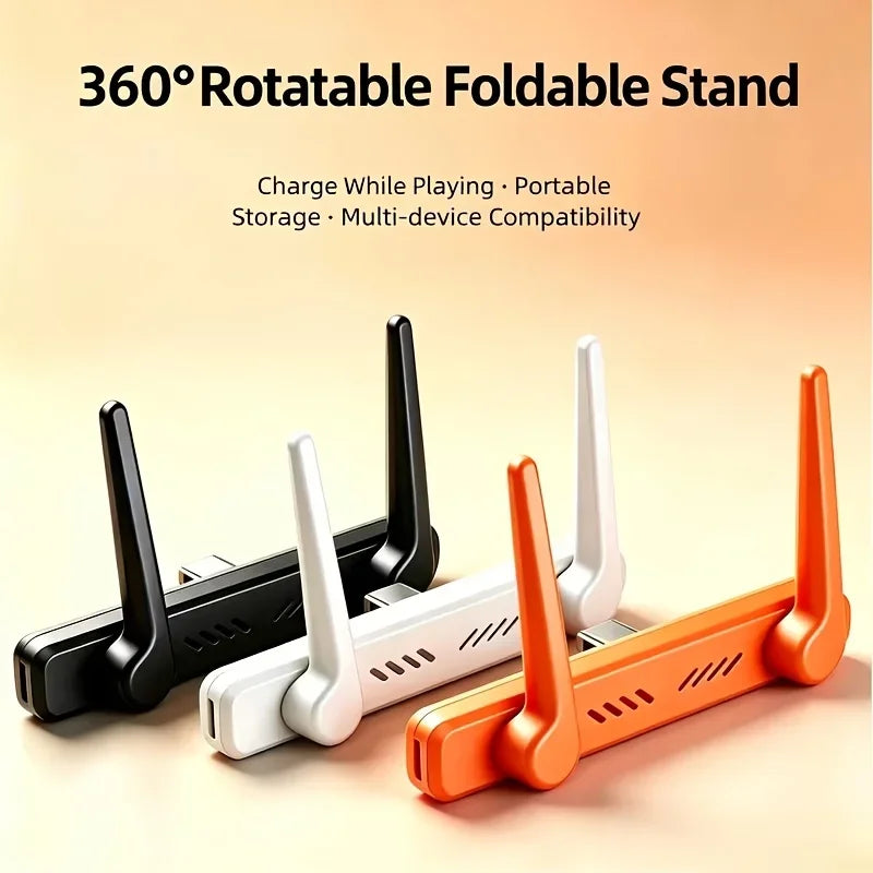360° Rotating Phone Stand with 100W Type-C Fast Charging Cable Phone Charging Stand Richie's