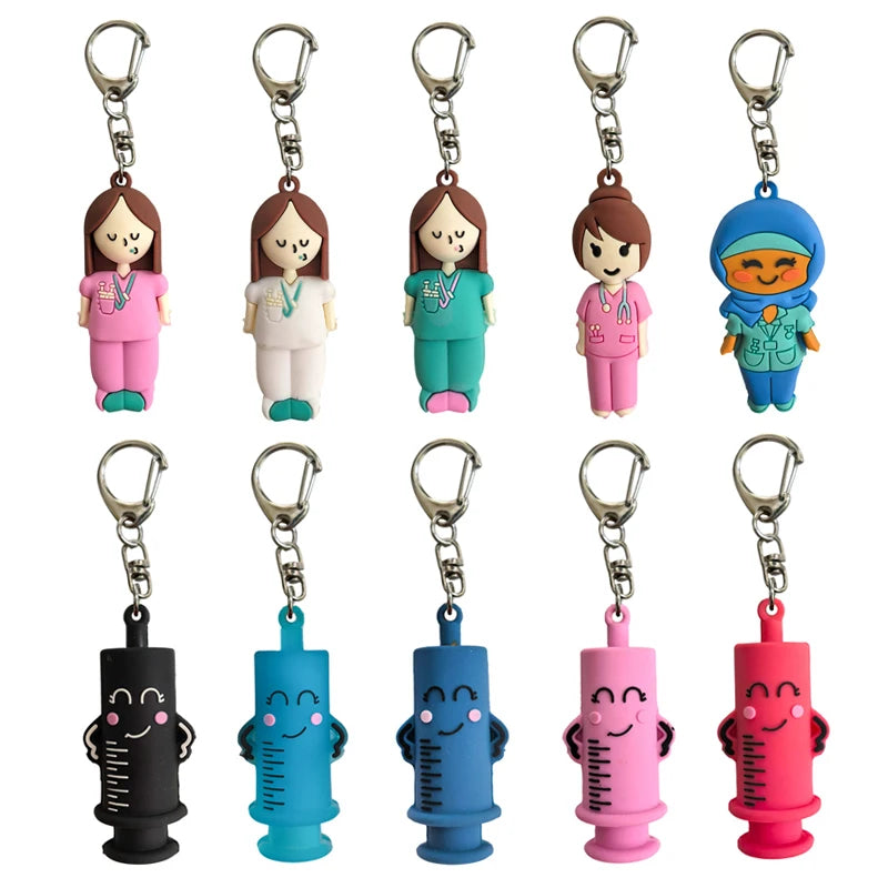 Syringe Ampoule Opener Keychain with Rubber Cutter | 1 Pc Ampoule Opener Tool Richie's