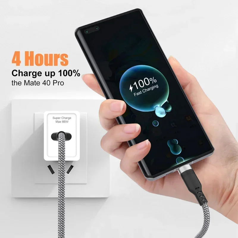 FUCHU 6A Fast Charging USB-C Cable – 1m to 8m Braided USB-C Charging Cable Richie's
